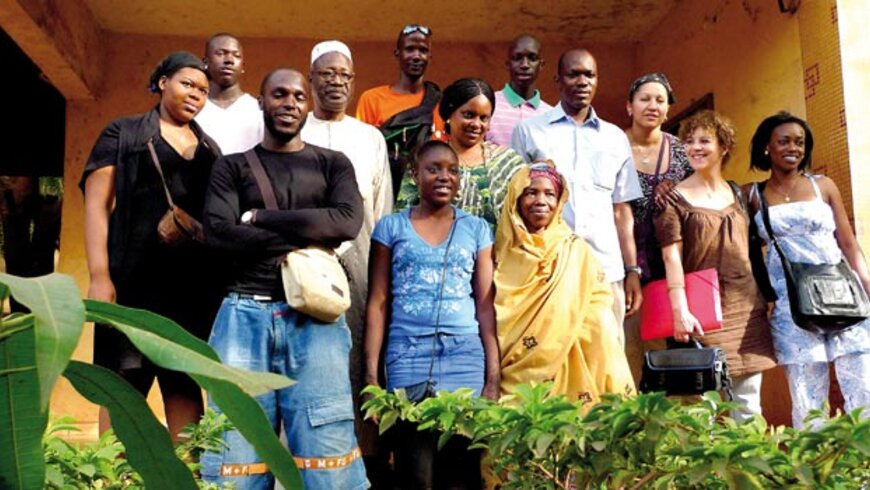 Délégation dans le cadre d’un projet solidaire avec le village de Fatao.